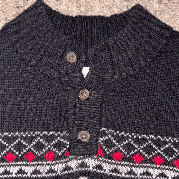 Boys Sonoma Black Holiday Sweater - Picture 4 of 5